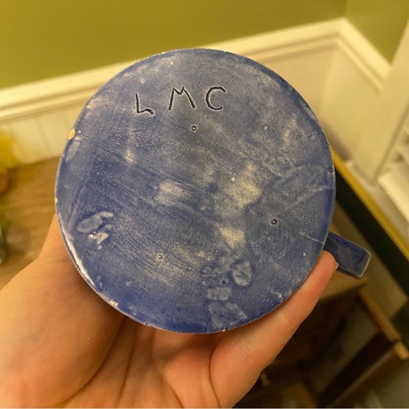 Vintage Ceramic blue and white Roman Chariot Mug - Picture 5 of 6